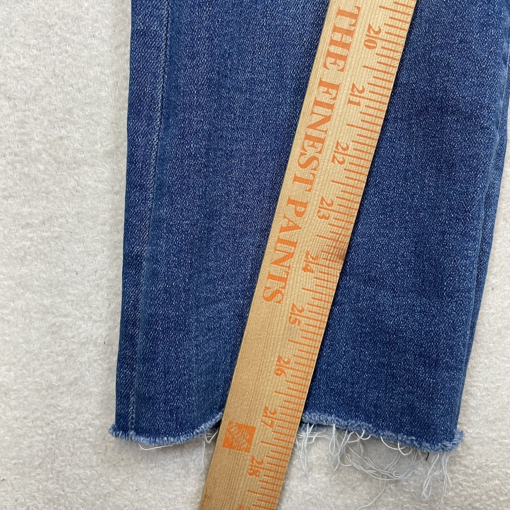 Mother Size 26 The Hustler Ankle Fray Denim Jean Wash No Promises Style Q117-686 - Picture 6 of 11